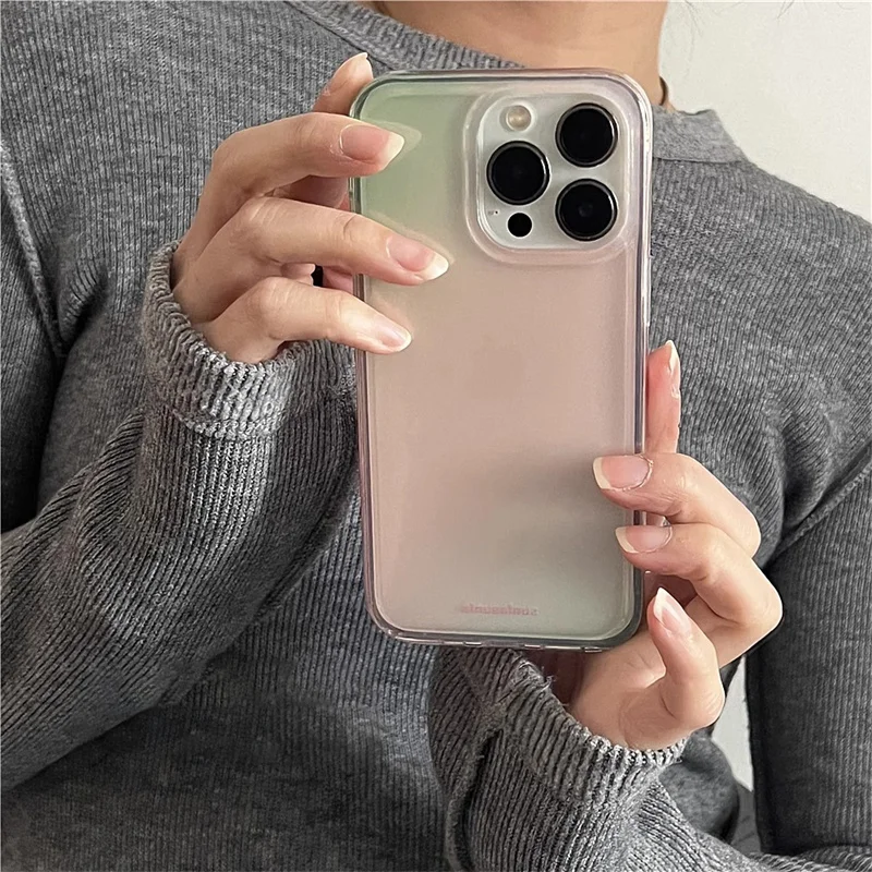 Phone Cases Y2K - White Light Advanced Green Powder Gradient