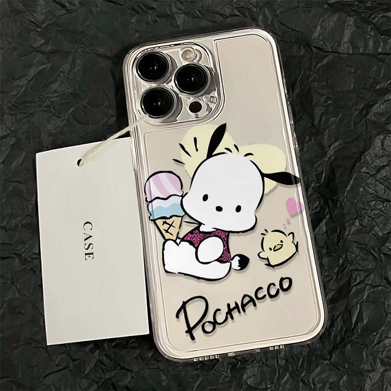 Phone Cases Xiaomi 14T - Summer Cute Pochacco Print Clear Phone