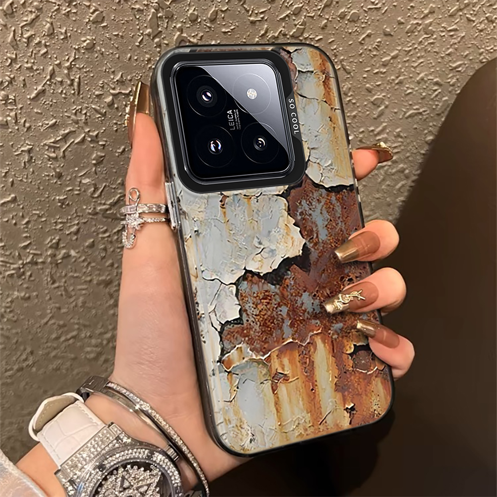 Phone Cases Xiaomi 14T - Cracked Paint Rust Texture Phone Case