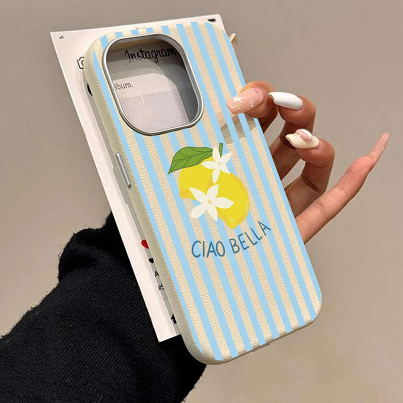 Phone Cases Xiaomi 14T - Lemon Striped Retro Design Suitable for