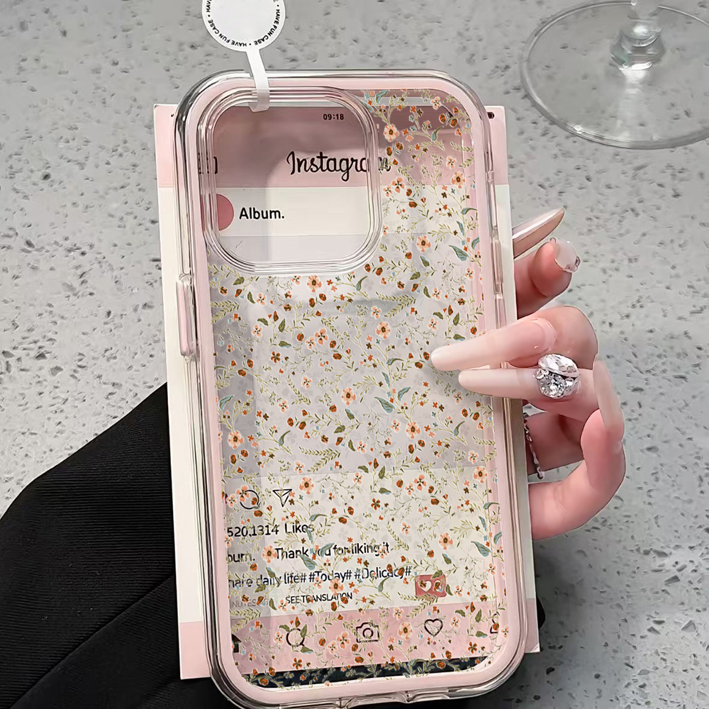 Phone Cases Iphone 16 - Wildflowers Clear Phone Case For iPhone