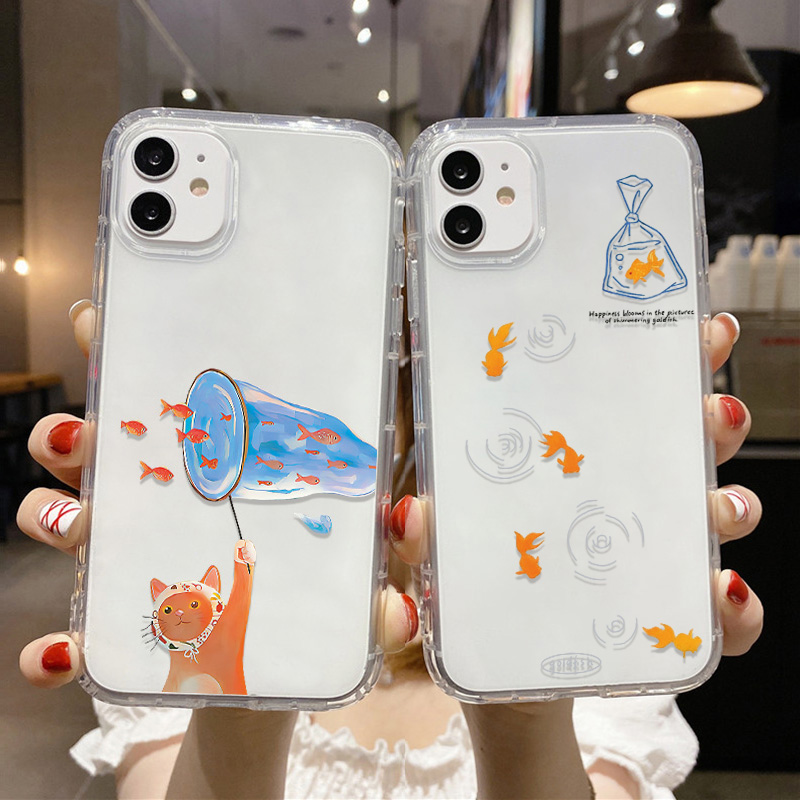 Lovely Fishes Clear Phone Case - Phone Cases Iphone 16 recensione e prezzo