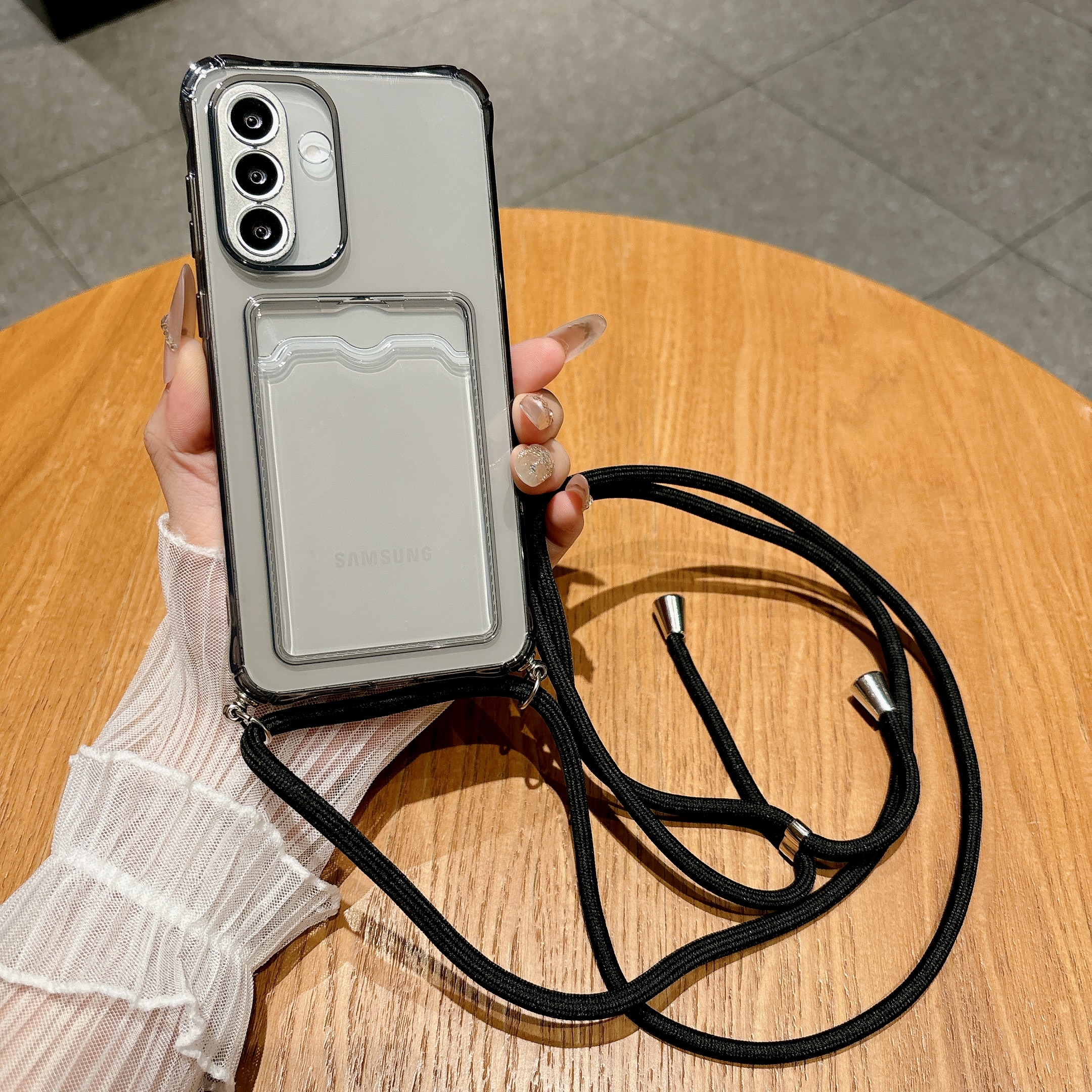 Light Gray Crossbody Strap Car - Phone Cases With Loop recensione e prezzo