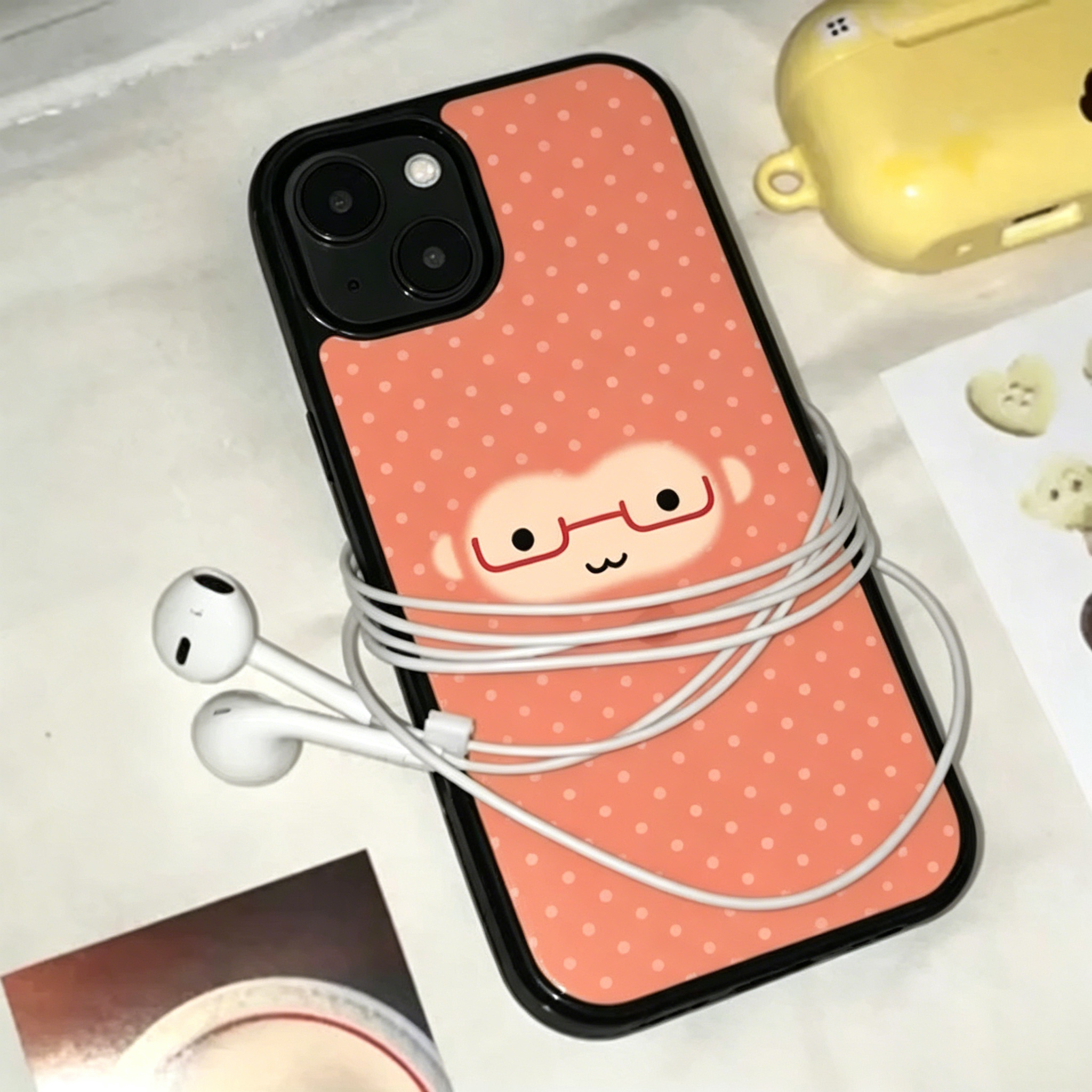Korean Ins Cute Orange Polka D - Phone Cases Y2K recensione e prezzo