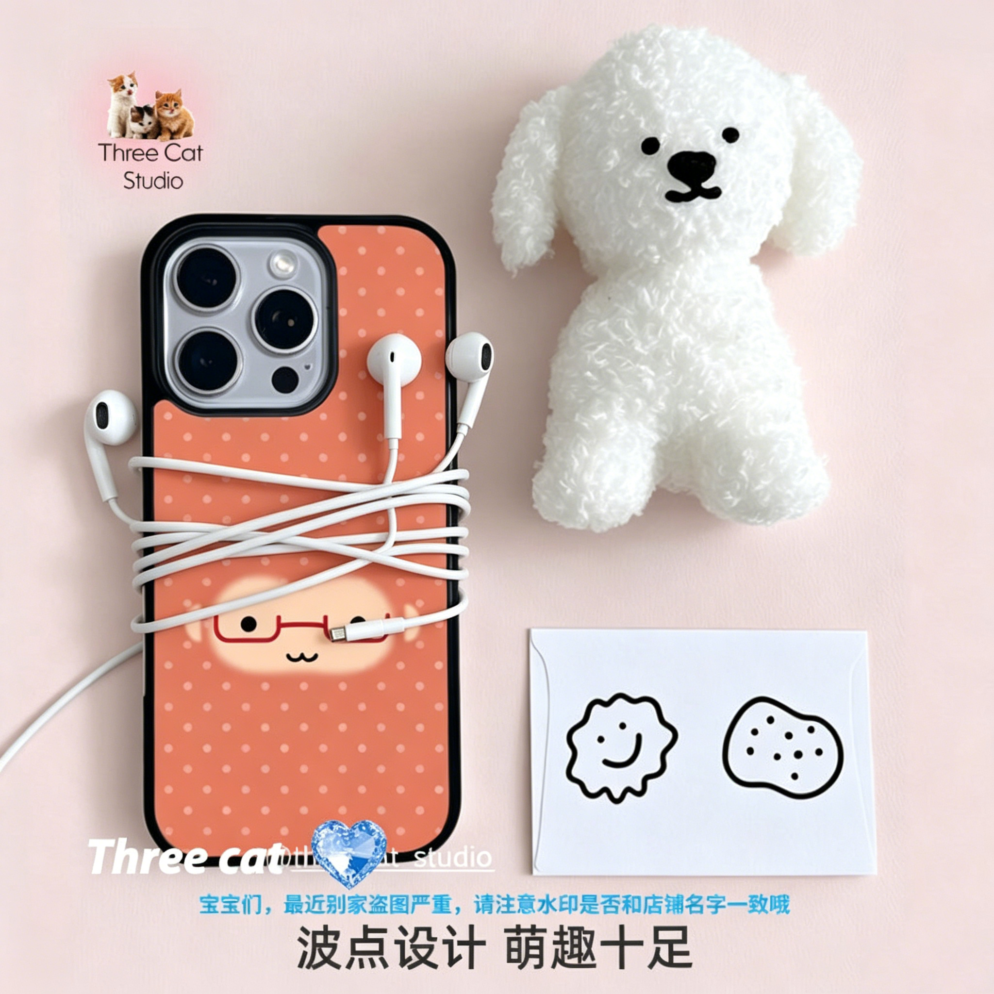 Korean Ins Cute Orange Polka D - Phone Cases Y2K recensione e prezzo