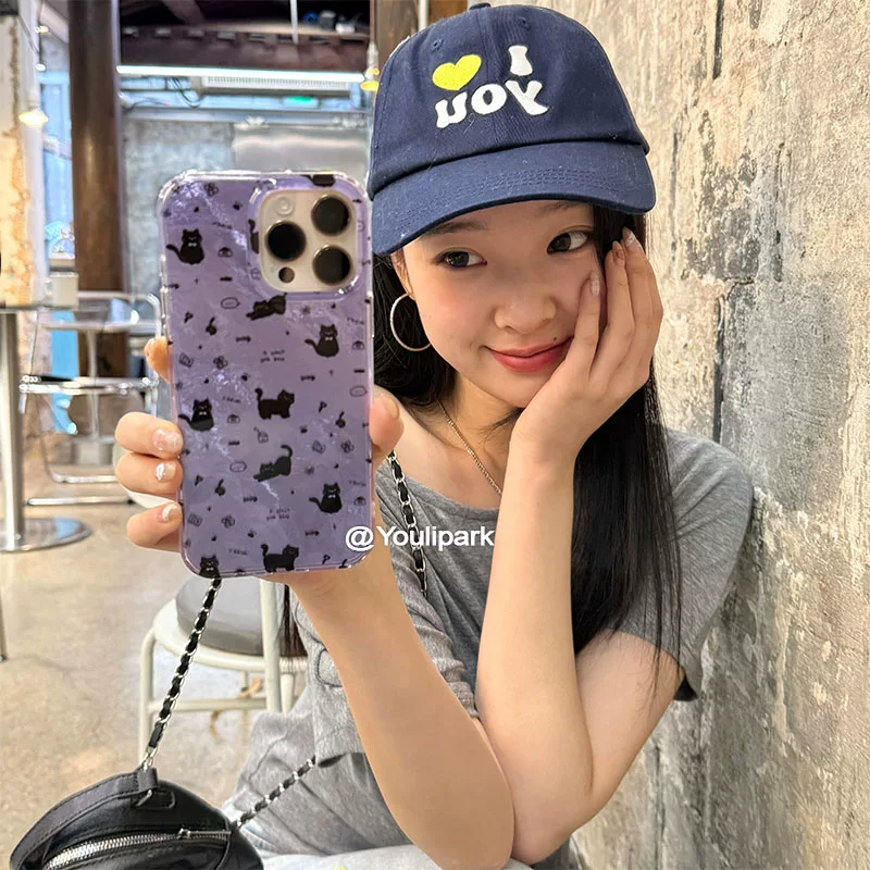 Ins Cute Girl Flower Purple Fu - Phone Cases Y2K recensione e prezzo