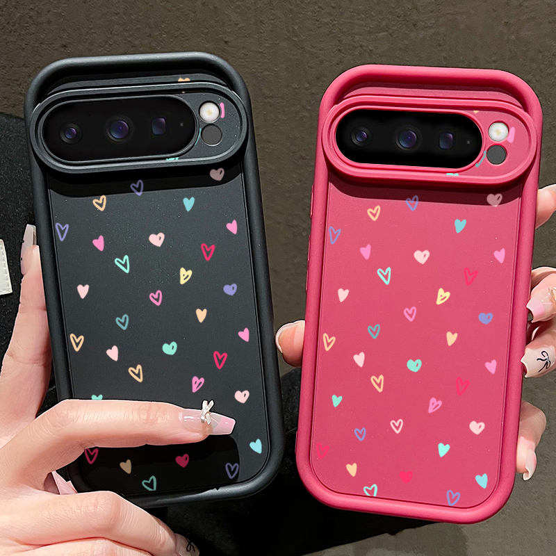 Colorful Little Hearts Soft Ca - Phone Cases Google Pixel 10 Pro recensione e prezzo