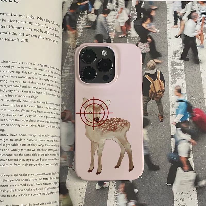 Ins Pink Target Deer Art Phone - Phone Cases Target recensione e prezzo
