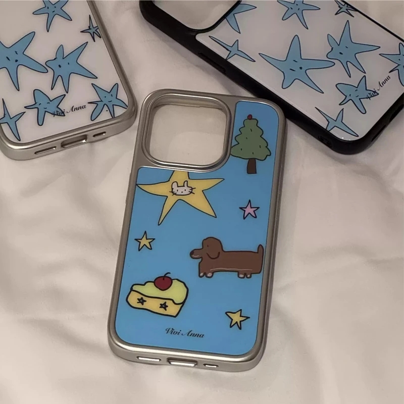 Ins Niche Creative Blue Star P - Phone Cases Y2K recensione e prezzo
