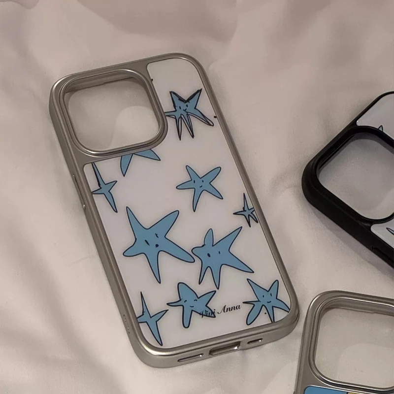 Ins Niche Creative Blue Star P - Phone Cases Y2K recensione e prezzo