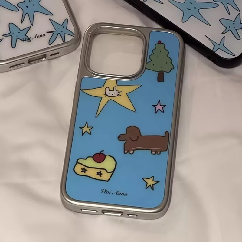 Ins Niche Creative Blue Star P - Phone Cases Y2K recensione e prezzo