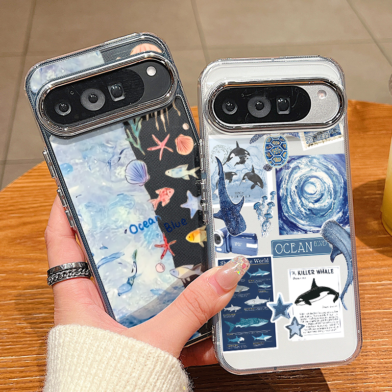 Ocean Shell Shark Patterned Ph - Phone Cases Google Pixel 10 Pro recensione e prezzo