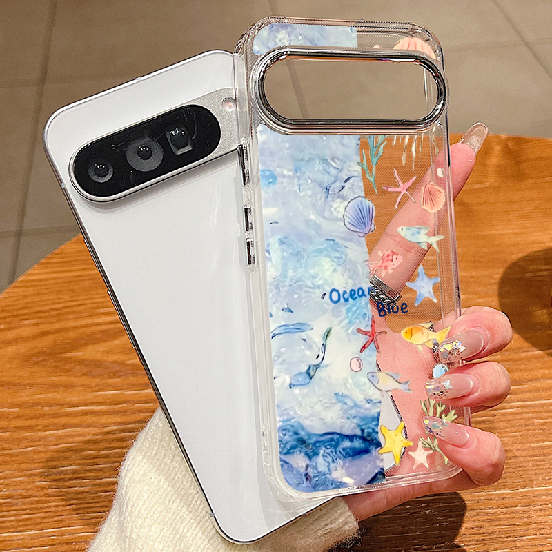 Ocean Shell Shark Patterned Ph - Phone Cases Google Pixel 10 Pro recensione e prezzo