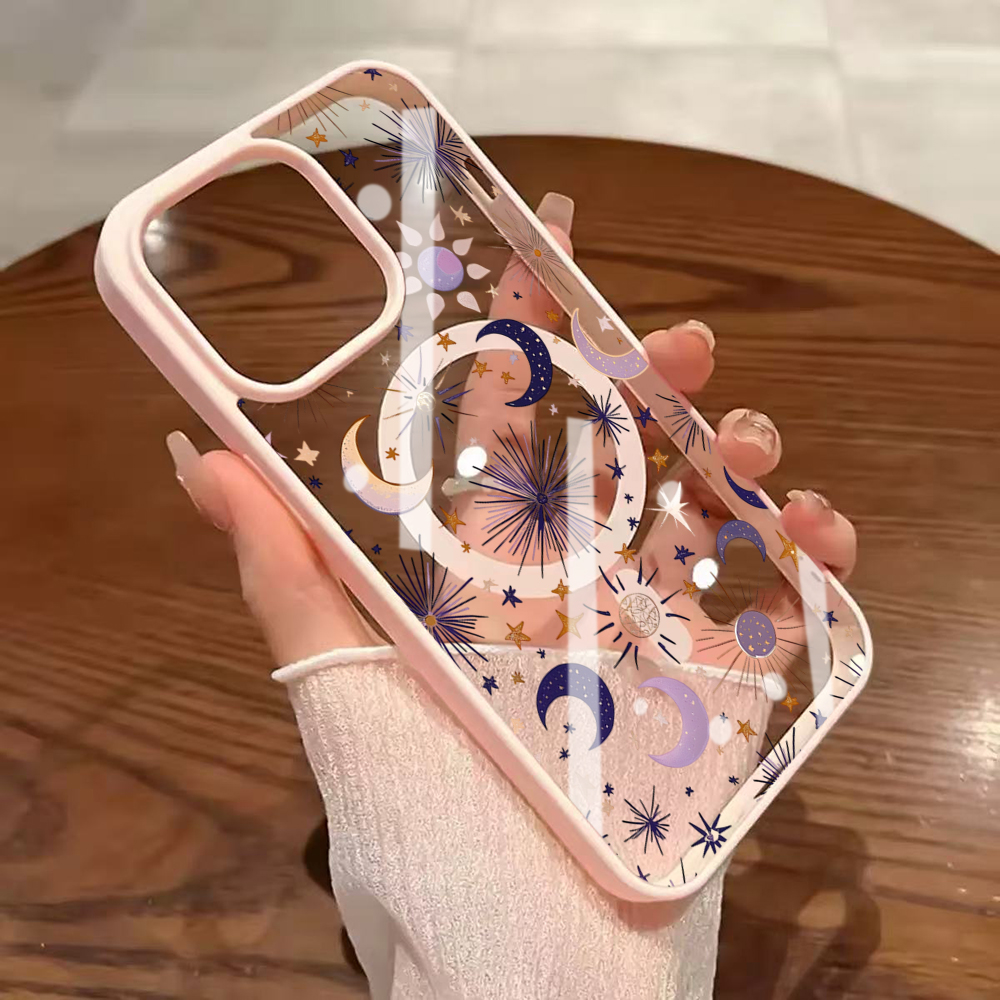 Stars Moon Y2K Clear Case For  - Phone Cases Y2K recensione e prezzo