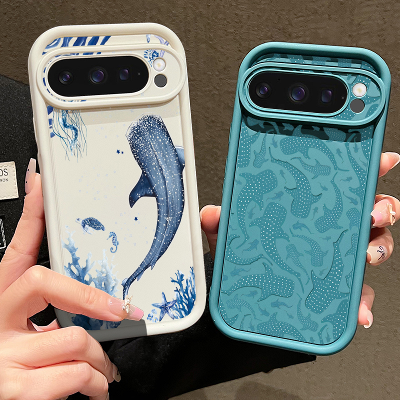 Ocean Whale Patterned TPU Phon - Phone Cases Google Pixel 10 Pro recensione e prezzo