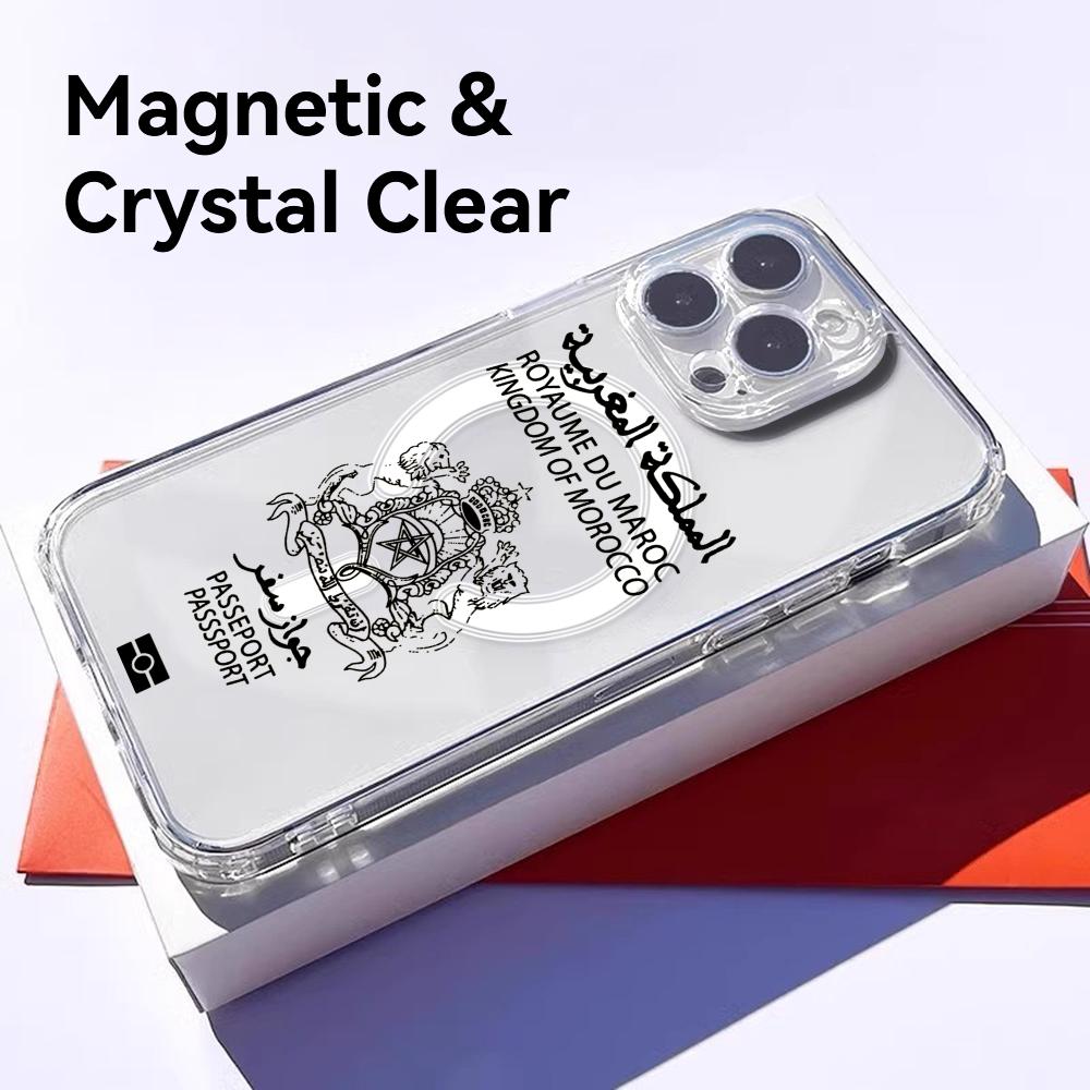Cool Morocco Passport Phone Ca - Clear Magsafe Case recensione e prezzo