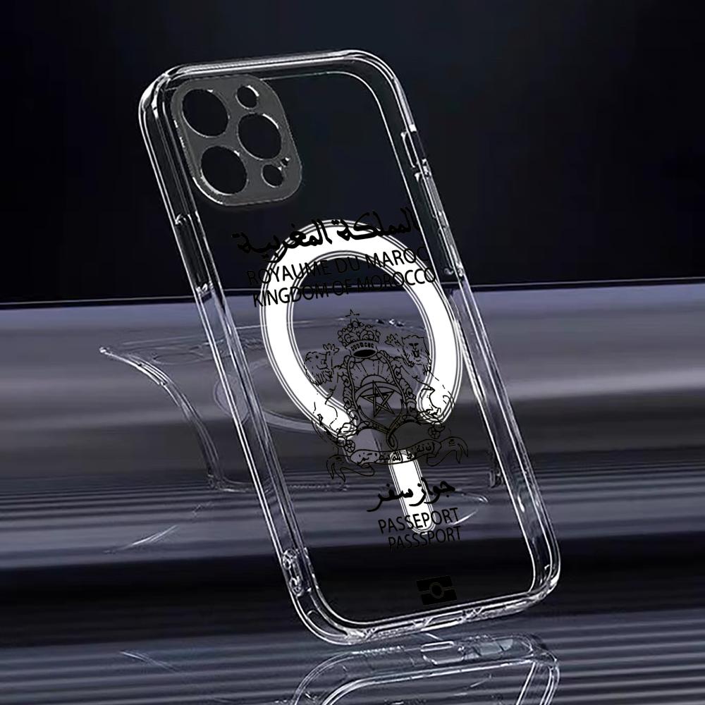 Cool Morocco Passport Phone Ca - Clear Magsafe Case recensione e prezzo
