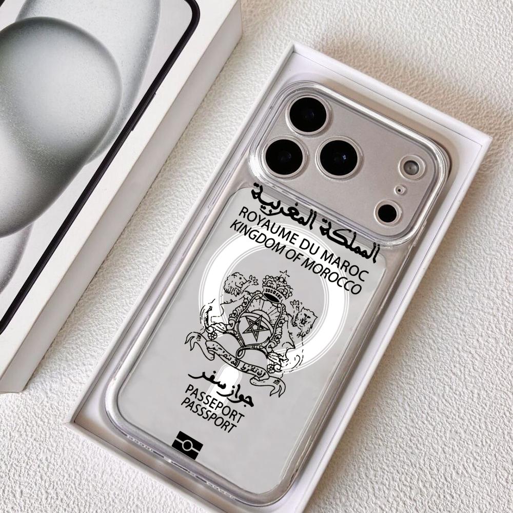 Cool Morocco Passport Phone Ca - Clear Magsafe Case recensione e prezzo