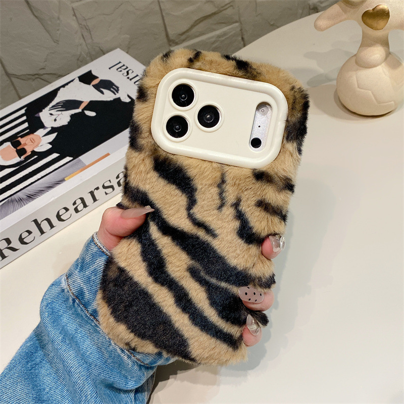 Luxury Zebra Pattern Fluffy Pl - Phone Cases Iphone 16 recensione e prezzo
