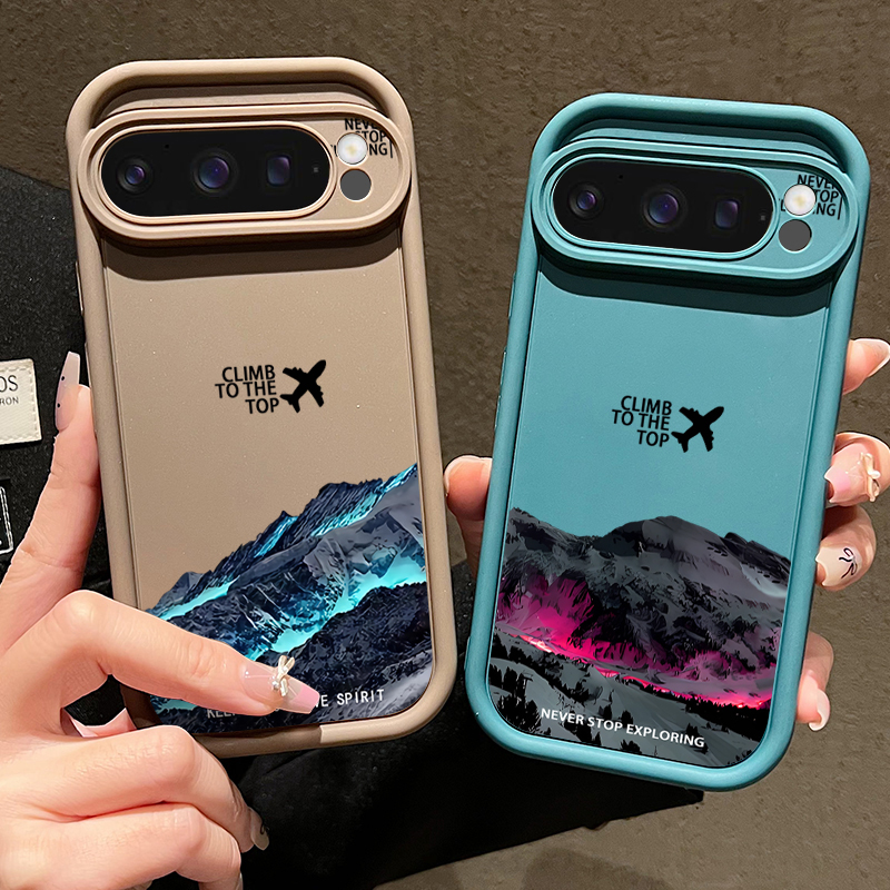 Airplane Snow Mountain Pattern - Phone Cases Google Pixel 10 Pro recensione e prezzo