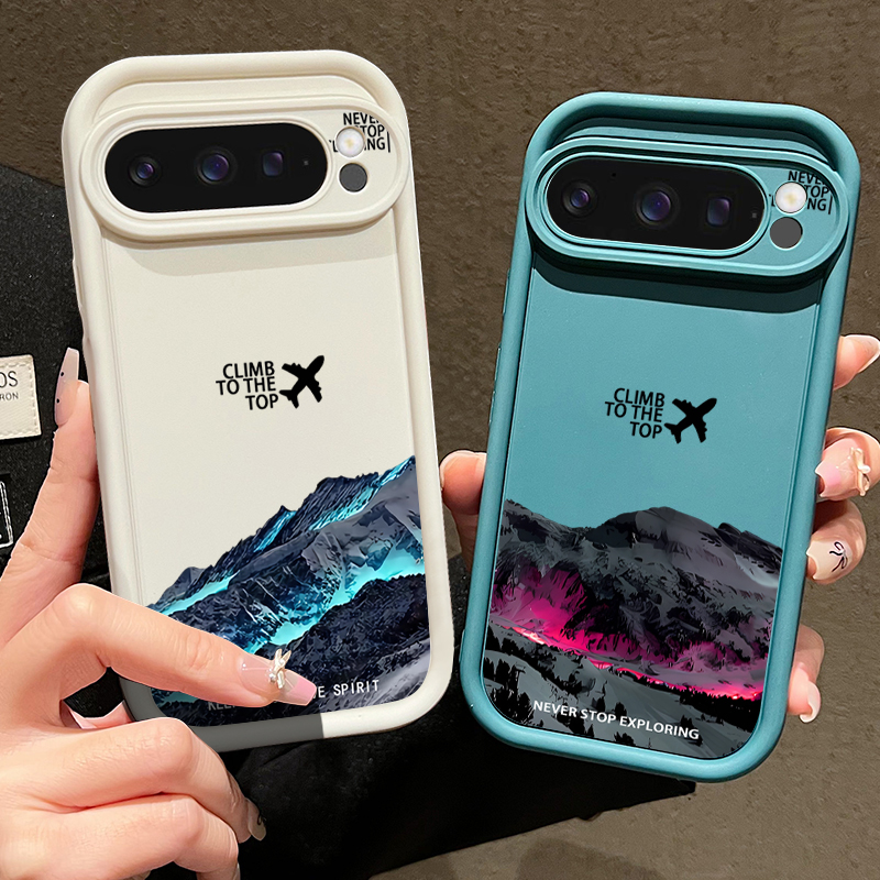 Airplane Snow Mountain Pattern - Phone Cases Google Pixel 10 Pro recensione e prezzo