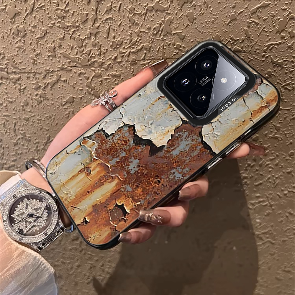 Cracked Paint Rust Texture Pho - Phone Cases Xiaomi 14T recensione e prezzo