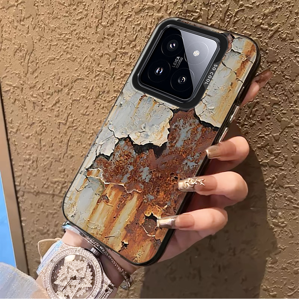 Cracked Paint Rust Texture Pho - Phone Cases Xiaomi 14T recensione e prezzo