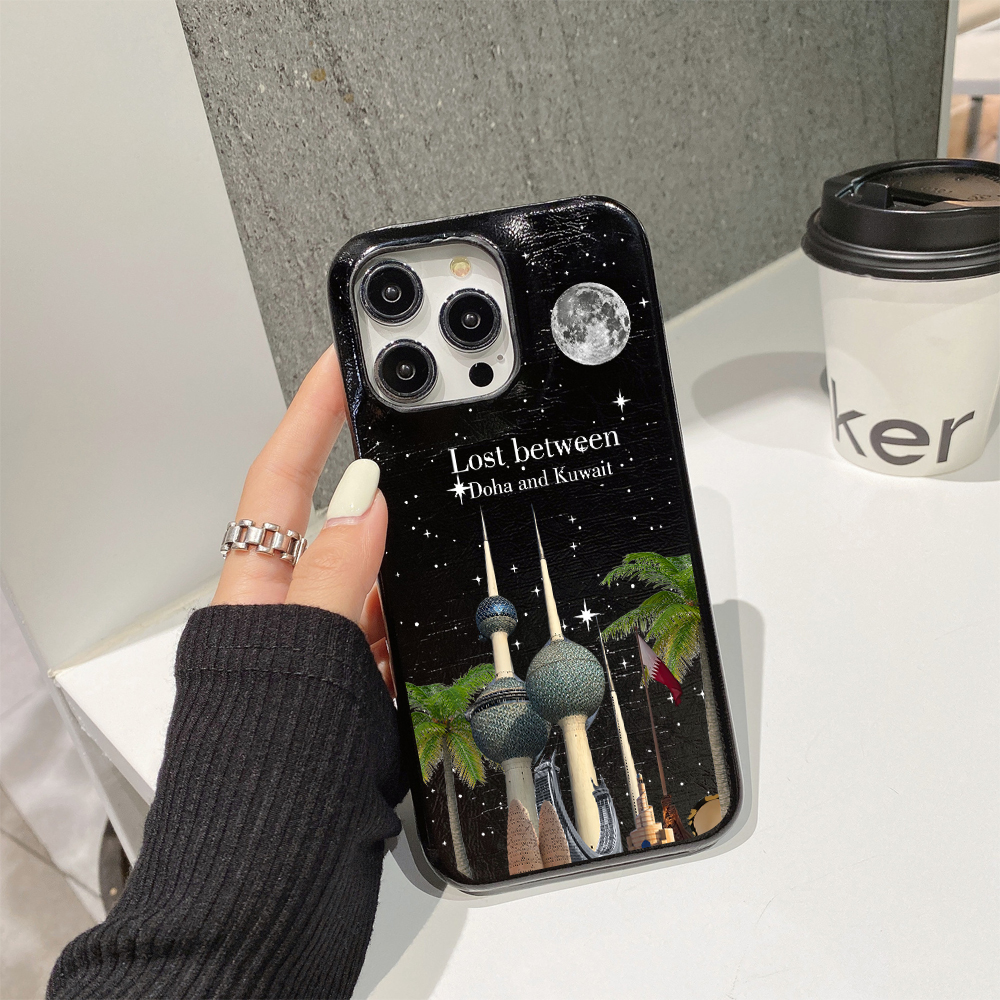 Customized Name leather phone  - Phone Cases Kuwait recensione e prezzo