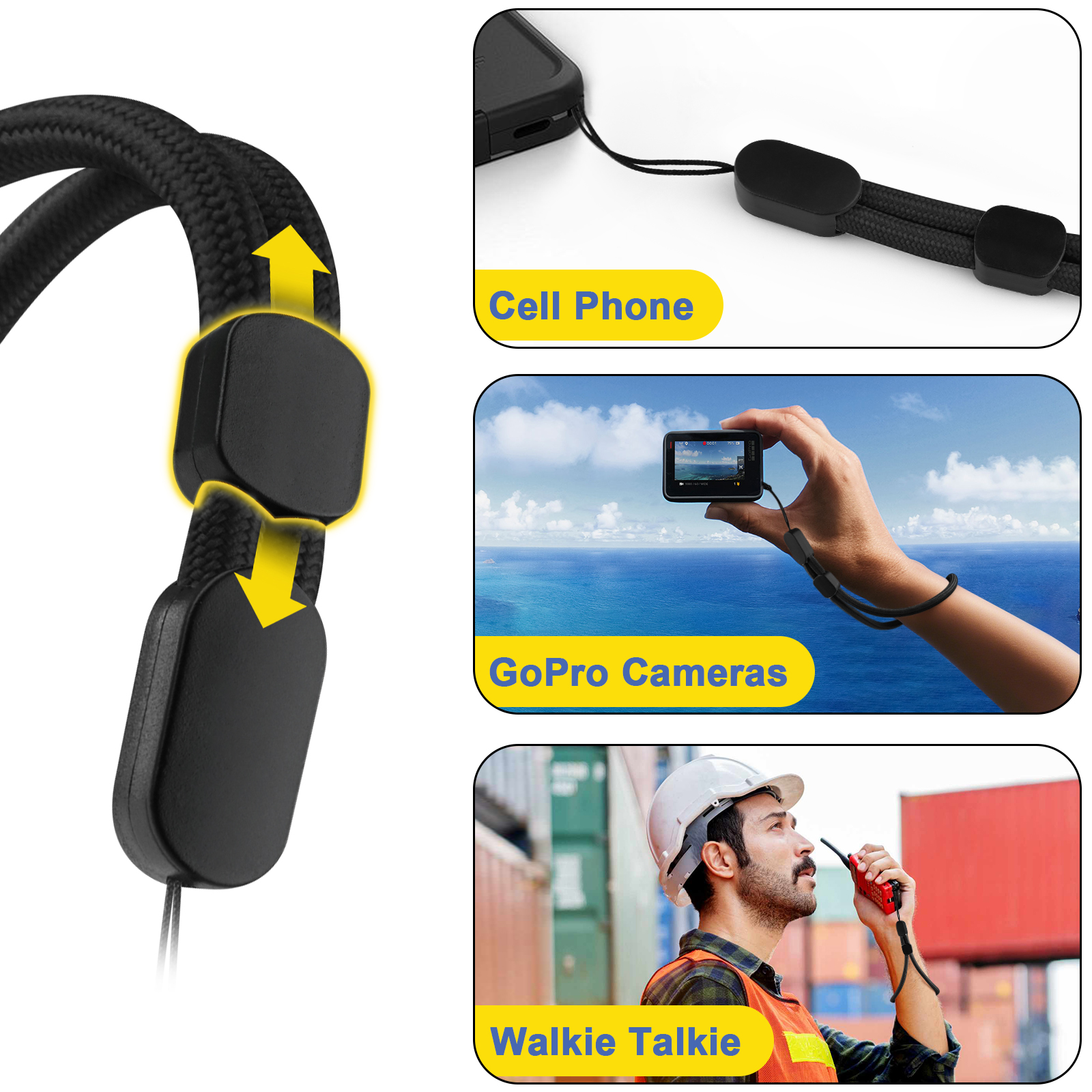 6Pcs/lot Hand Wrist Strap Lany - Phone Cases With Loop recensione e prezzo