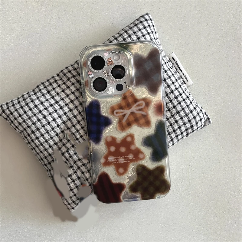 Korean Winter Cute Brown Check - Phone Cases Y2K recensione e prezzo