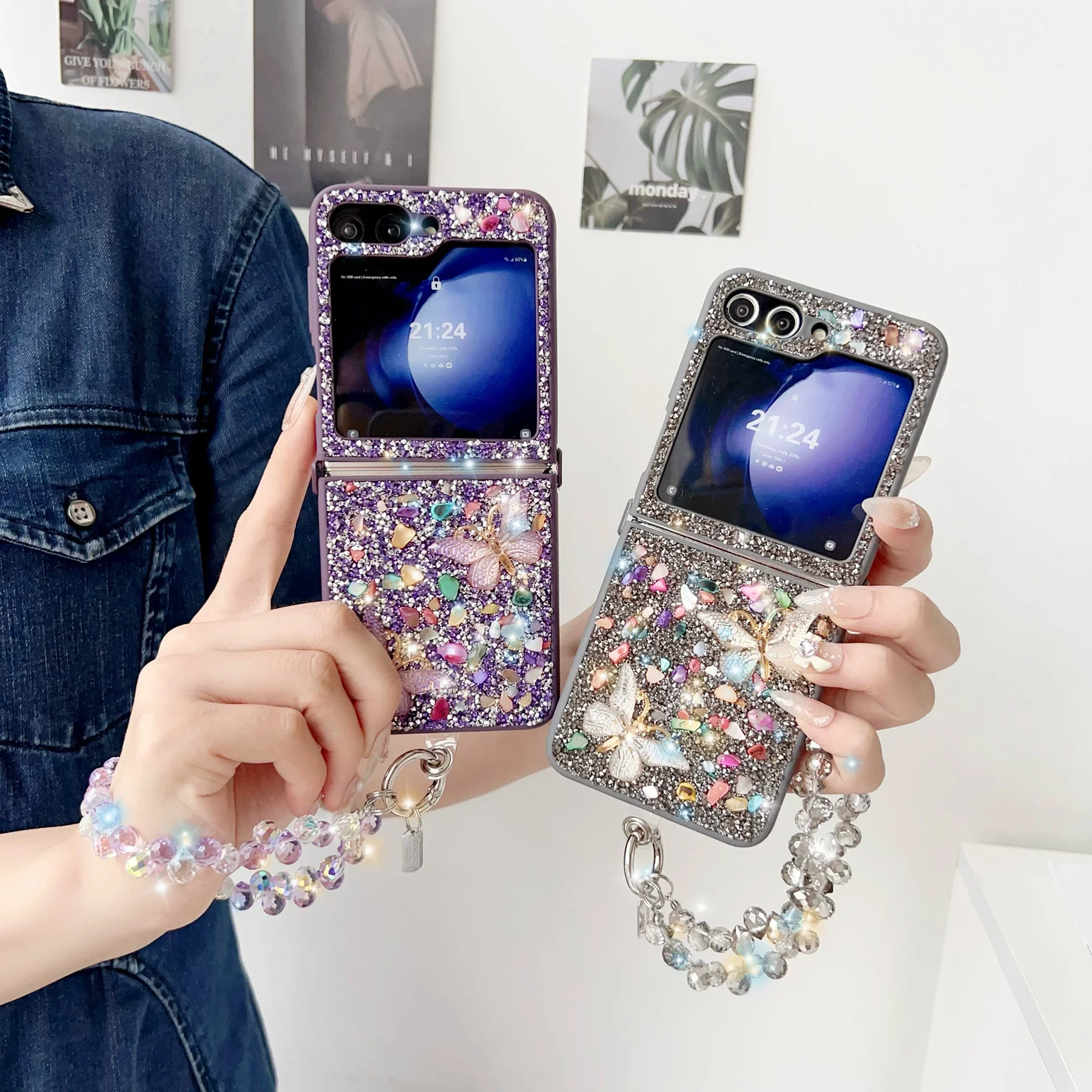 Luxury Glitter Cute Bling Crys - Phone Cases With Loop recensione e prezzo