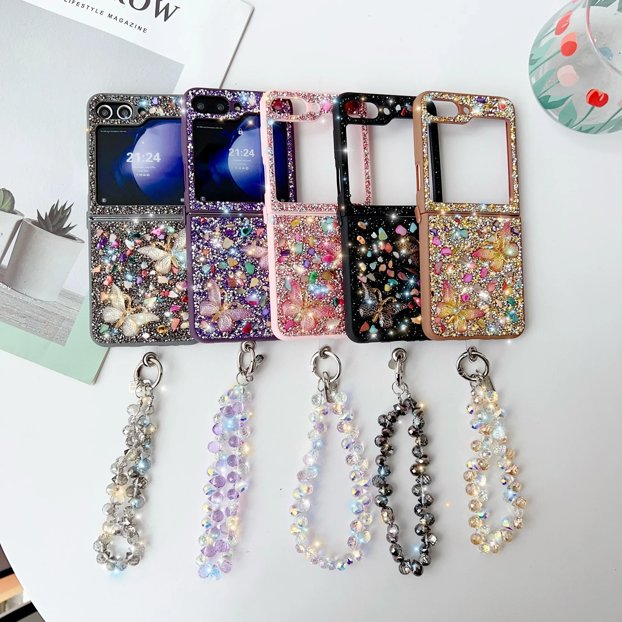 Luxury Glitter Cute Bling Crys - Phone Cases With Loop recensione e prezzo