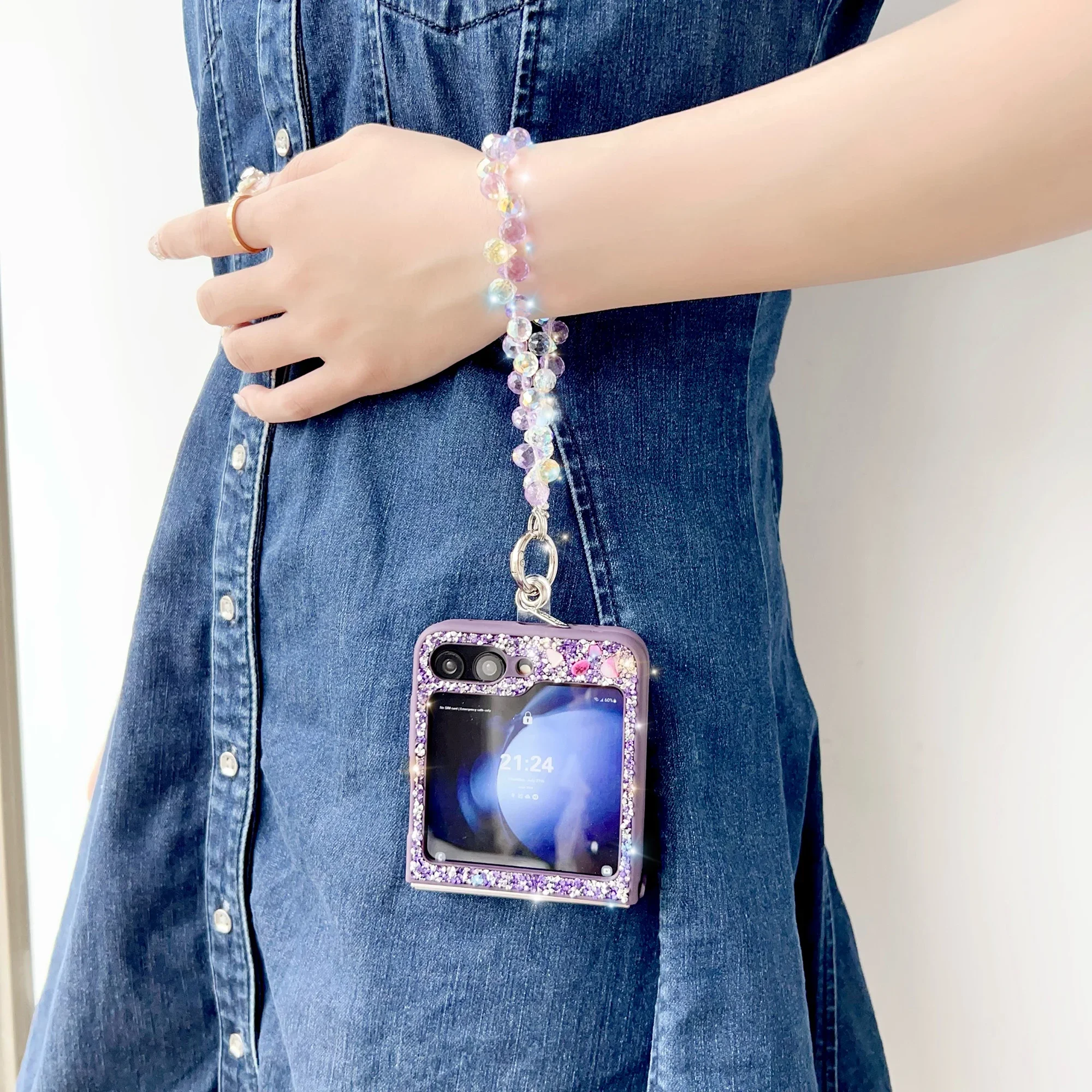Luxury Glitter Cute Bling Crys - Phone Cases With Loop recensione e prezzo
