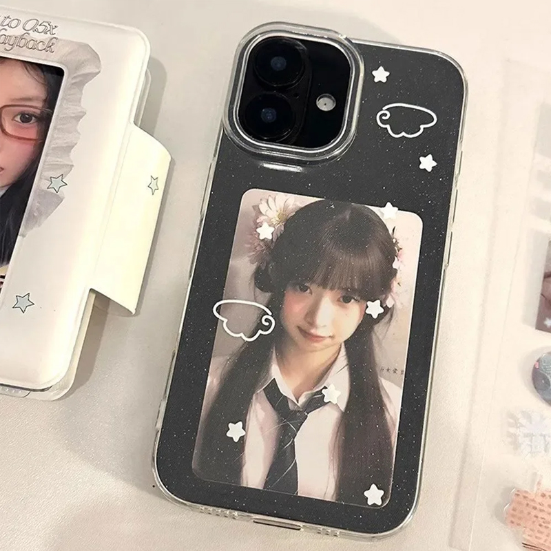 Korean INS Cute White Star Win - Phone Cases Y2K recensione e prezzo