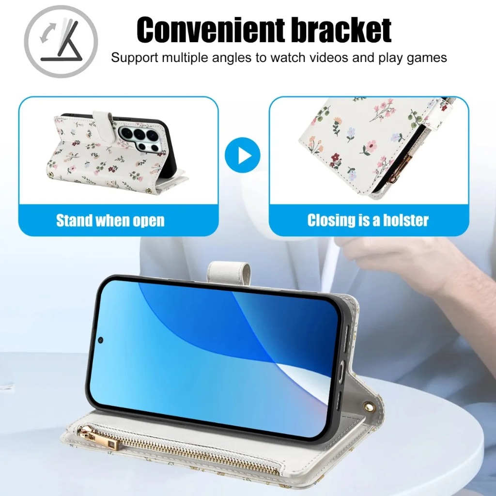 Zipper Card Holder Wallet Cros - Phone Cases With Loop recensione e prezzo