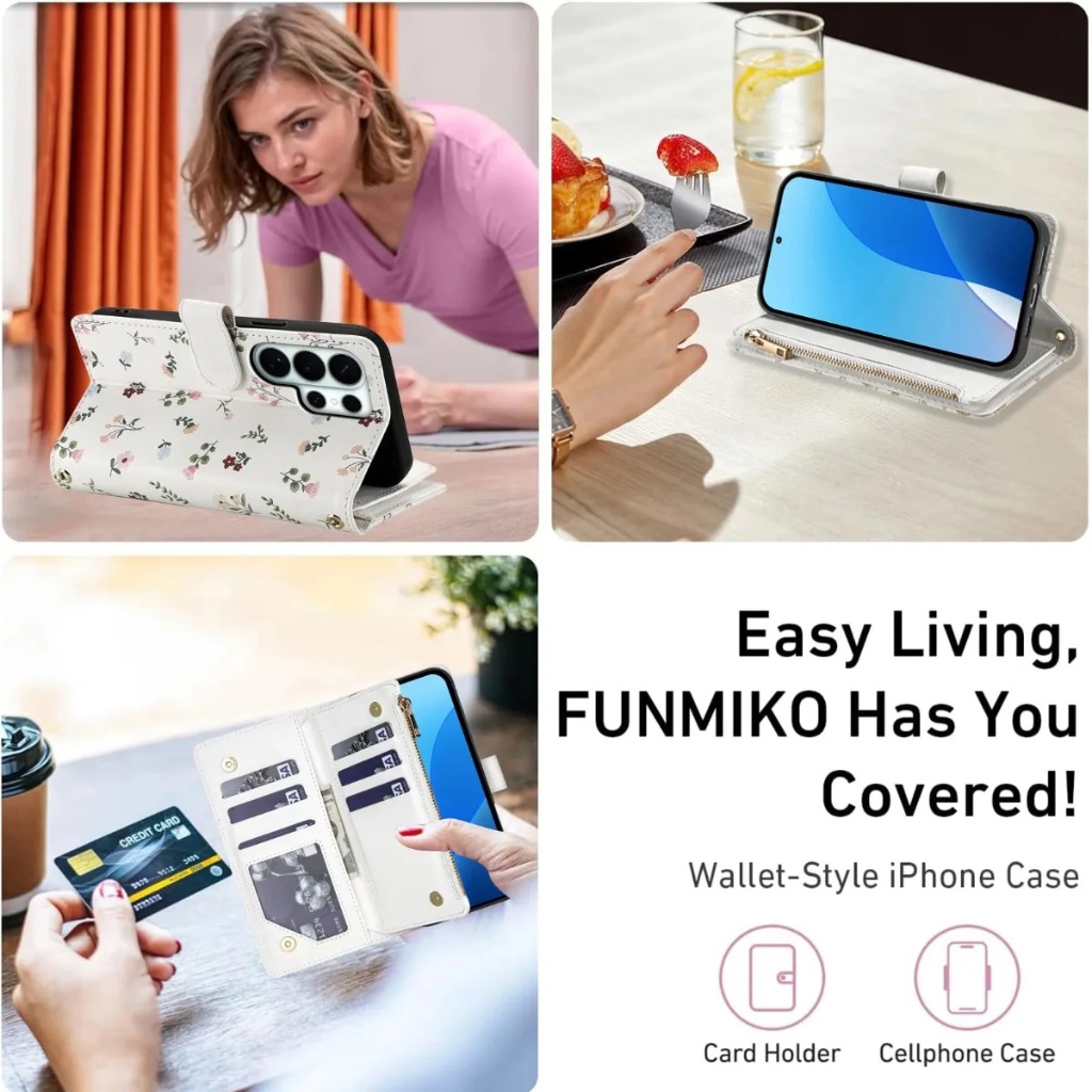 Zipper Card Holder Wallet Cros - Phone Cases With Loop recensione e prezzo