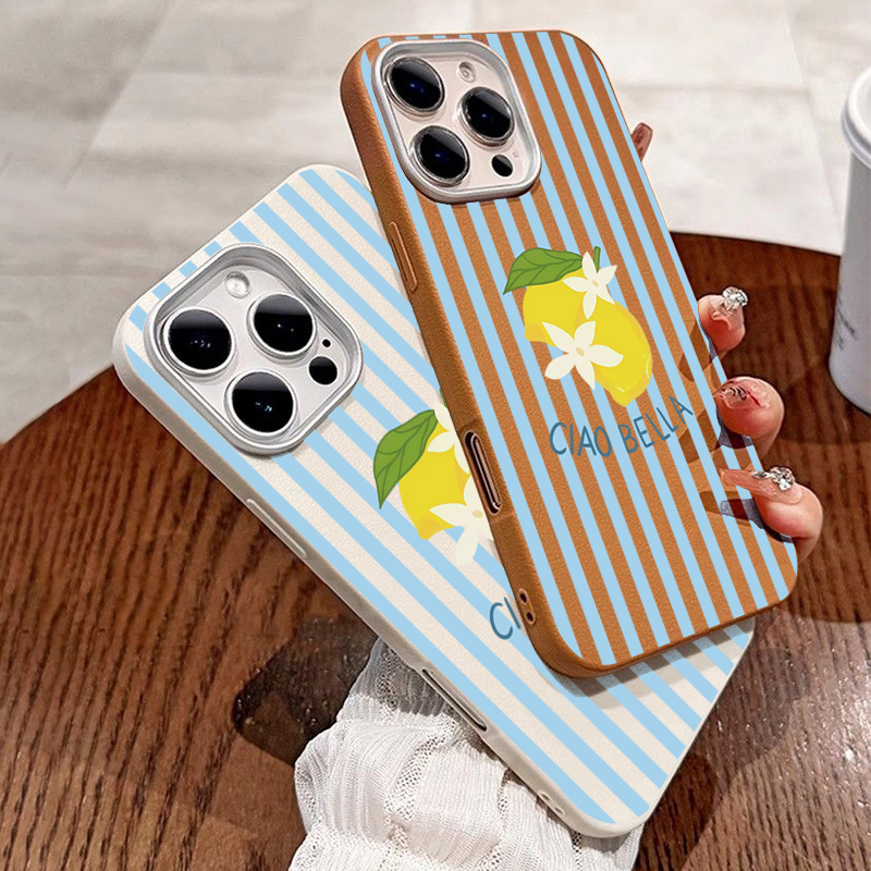 Lemon Striped Retro Design Sui - Phone Cases Xiaomi 14T recensione e prezzo