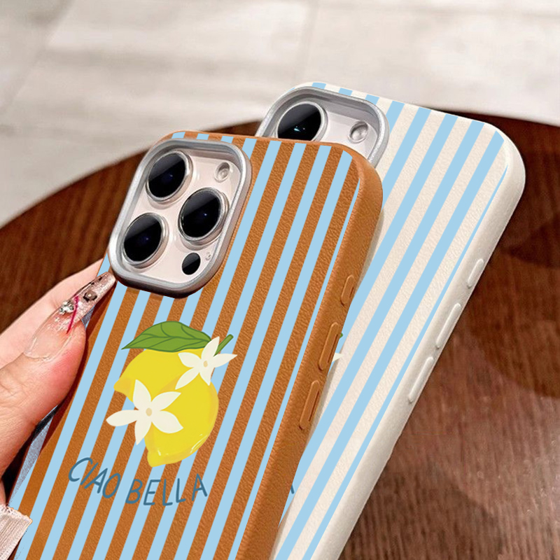 Lemon Striped Retro Design Sui - Phone Cases Xiaomi 14T recensione e prezzo