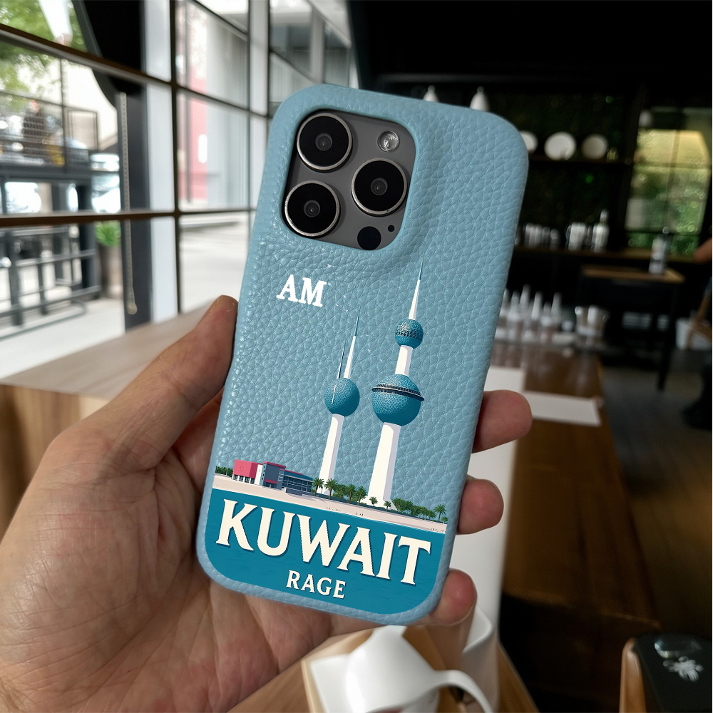 Customized Name leather phone  - Phone Cases Kuwait recensione e prezzo