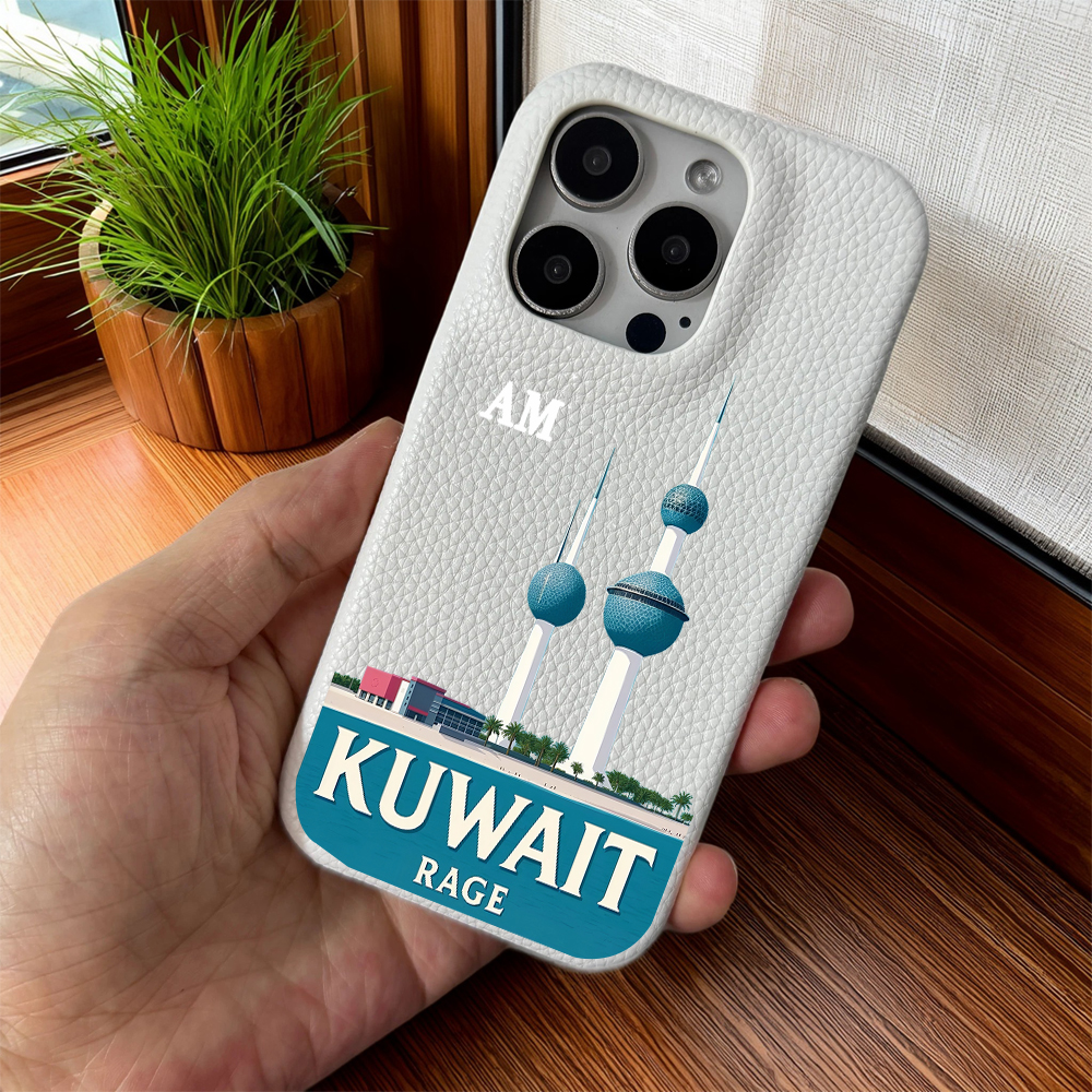 Customized Name leather phone  - Phone Cases Kuwait recensione e prezzo