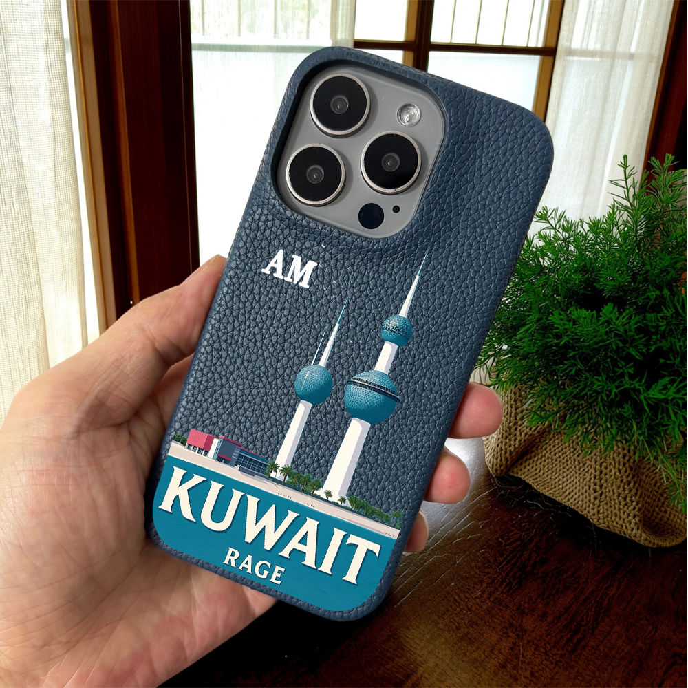 Customized Name leather phone  - Phone Cases Kuwait recensione e prezzo