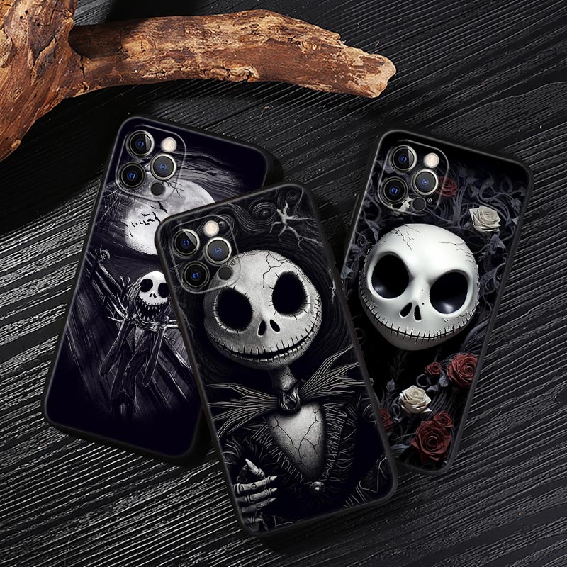 Jack Skellington Black Art Dis - Phone Cases Iphone 16 recensione e prezzo