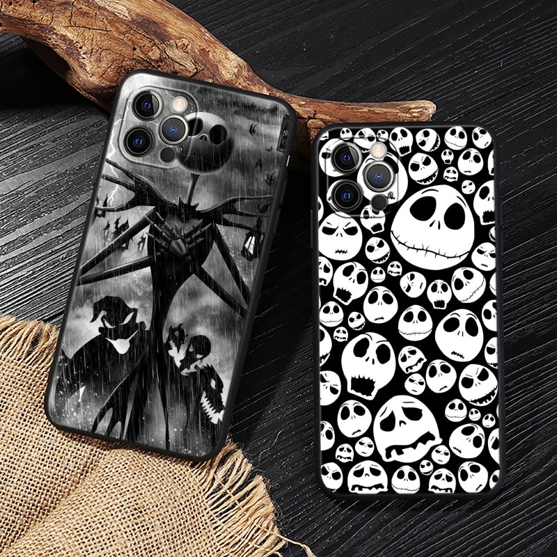 Jack Skellington Black Art Dis - Phone Cases Iphone 16 recensione e prezzo