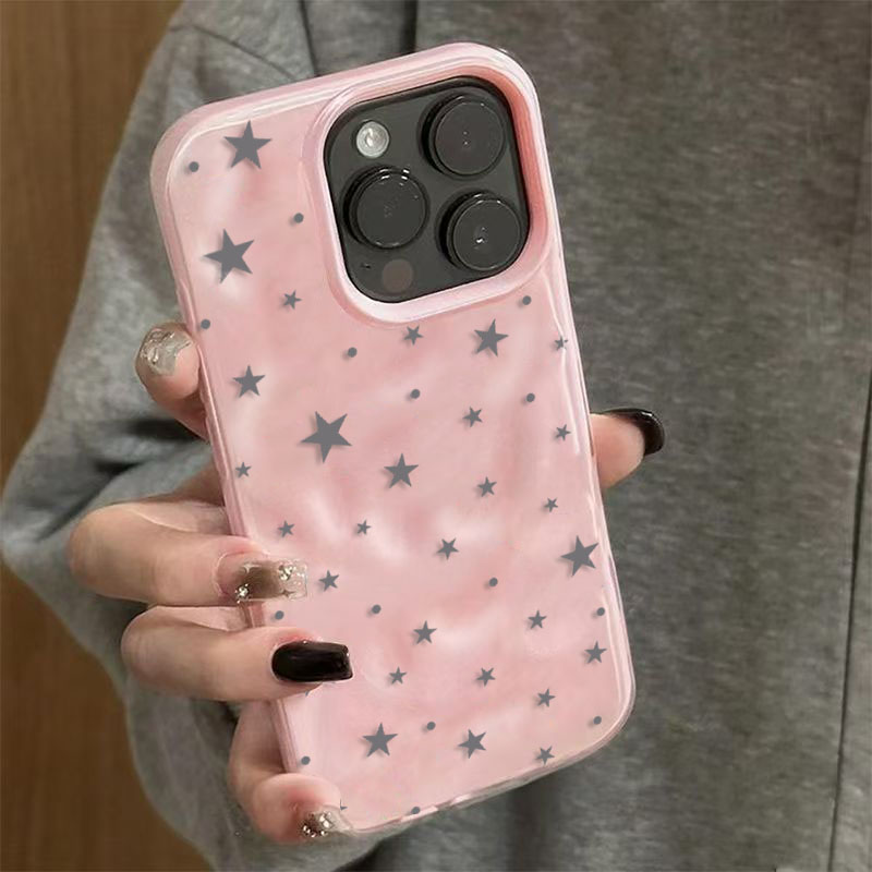 Minimalist Gray-Blue Star Wave - Phone Cases Y2K recensione e prezzo