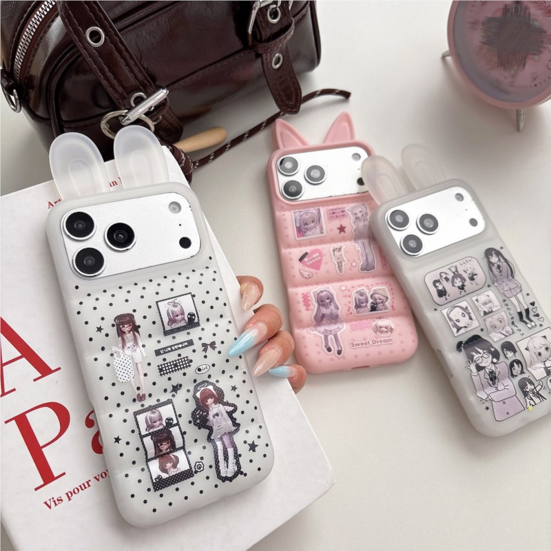 Japanese Y2K Cute Bunny Ear Ph - Phone Cases Y2K recensione e prezzo