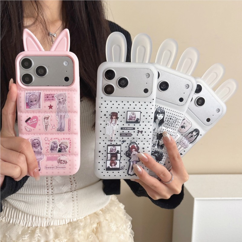 Japanese Y2K Cute Bunny Ear Ph - Phone Cases Y2K recensione e prezzo